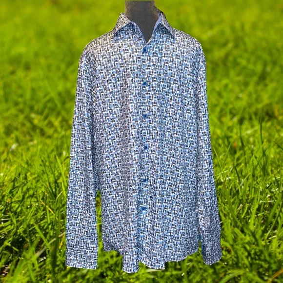 Tom Baine lightweight performance collection wrinkle free slim fit stretch - Picture 1 of 4